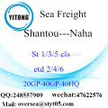 Shantou Port Seefracht Versand nach Naha